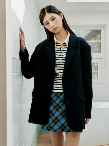 Nana Blazer Jacket - Navy - Lang&Lu - Modalova