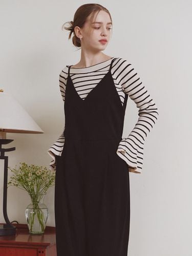 Bustier Baggy Overalls / Black - ZEROSTREET - Modalova