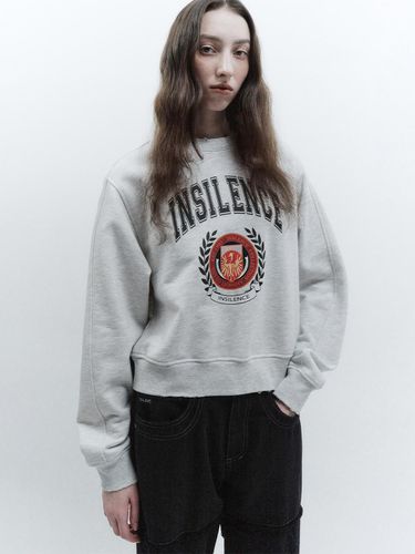 Emblem Crop Sweatshirt - INSILENCE WOMEN - Modalova