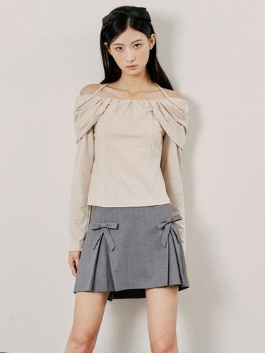 Gabi Mini Skirt - Grey - Lang&Lu - Modalova