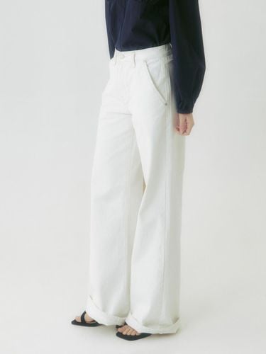 White Flap Denim_(White) - REBOLD - Modalova