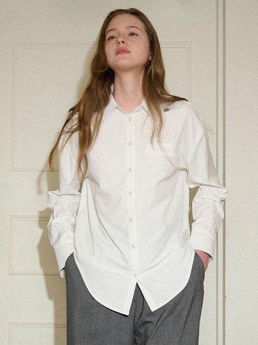 Oversized Wrinkle-Free Shirt_White - VITALSIGN - Modalova