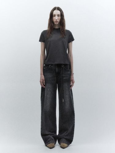 Vintage Wide Denim - Black - INSILENCE WOMEN - Modalova