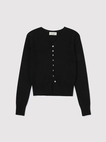 Cotton Single Cardigan_(Black) - REBOLD - Modalova