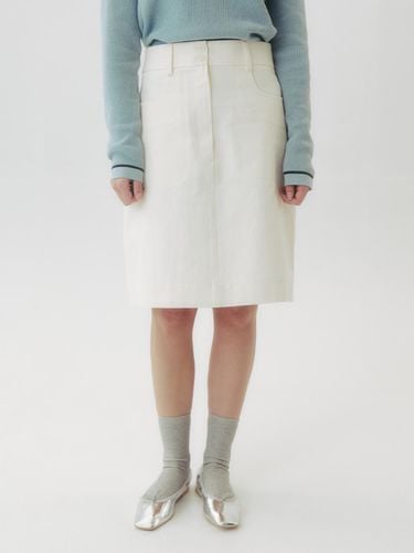 Stitch Cotton Skirt - REBOLD - Modalova