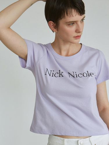 Vivid Half T-shirt - Lavender - NICK&NICOLE - Modalova