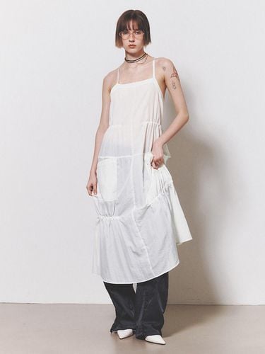 String Pocket Sleeveless Dress - NUAKLE - Modalova