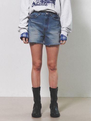 Vintage Shorts Denim Pants_Blue - NUAKLE - Modalova