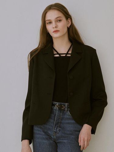 Tailored Semi Crop Jacket - HUNCH - Modalova