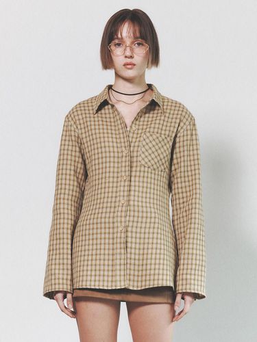 Ueyama Waistline Checked Shirt - NUAKLE - Modalova