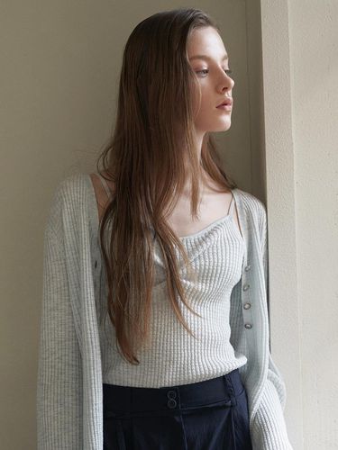 Mix Knit Cardigan Setup - ARTID - Modalova