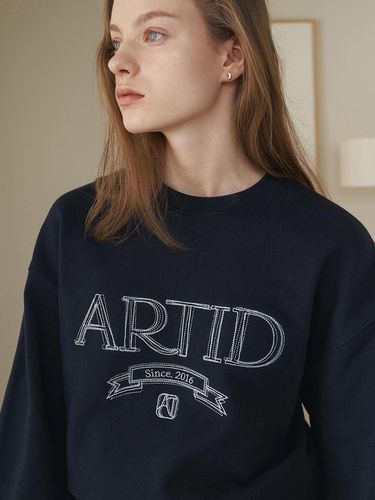 Big Logo Point Sweatshirt_Navy - ARTID - Modalova