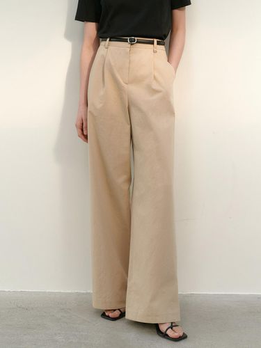 One Tuck Chino Pants_Beige - ARTID - Modalova