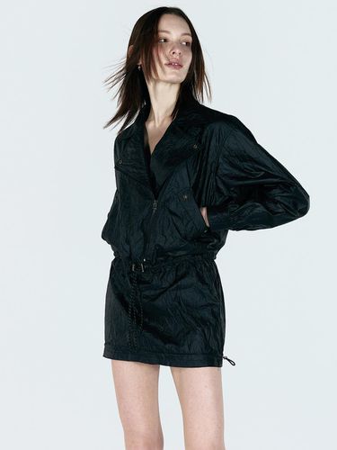 Rider Jacket Mini Dress - Black - ULKIN - Modalova