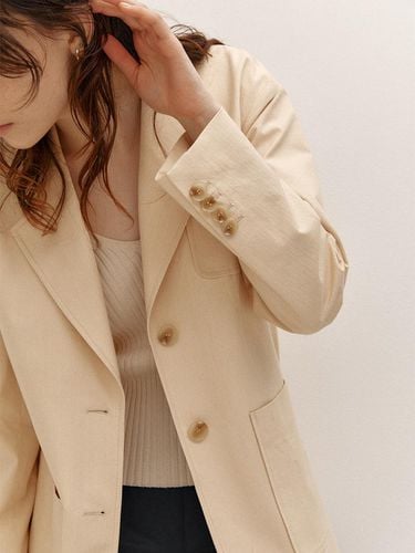 Stitch Point Cotton Jacket () - AVA MOLLI - Modalova