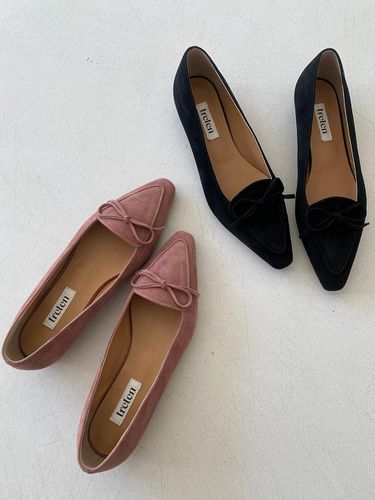 Race-up Ribbon Flat Shoes - treten - Modalova