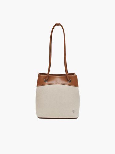 Demi Canvas Shoulder Bag - ELEGANCE PARIS - Modalova