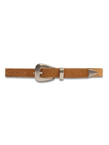 Suede Weston Belt_Camel - doffsept - Modalova