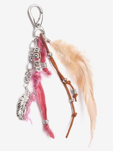 Signature Plume Key Ring_Pink - doffsept - Modalova