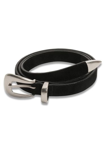 Suede Weston Belt_Black - doffsept - Modalova