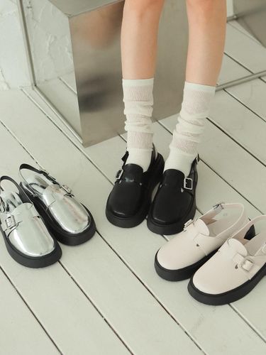 Platform Buckle Clog (3 Colors) - fri fla - Modalova