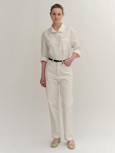 Despina Cotton Jeans_Off White - KINDERSALMON - Modalova