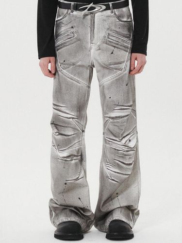 Dirty Biker Coated Denim Pant - DNSR - Modalova