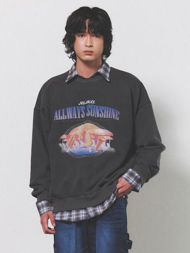 Sunshine Dyeing Sweatshirt_Charcoal - NUAKLE - Modalova