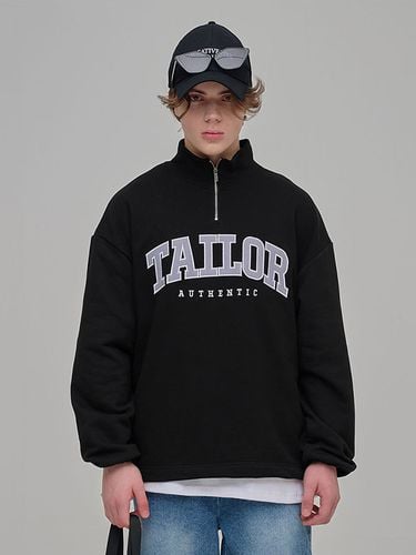 NBL Overfit Half Zip-up Sweatshirt_Black - TAILORSTUDIO - Modalova