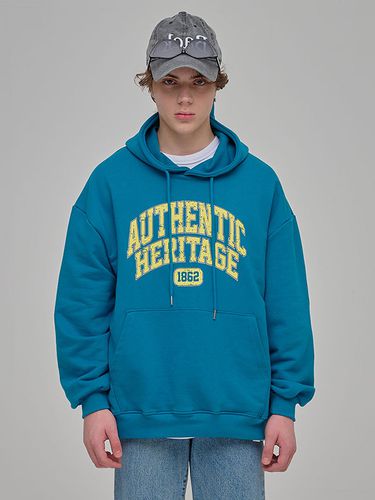 Heritage Overfit Hoodie_Cobalt Blue - TAILORSTUDIO - Modalova