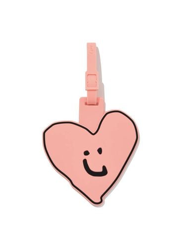 Heart Luggage Tag - Pink - Wacky Willy - Modalova