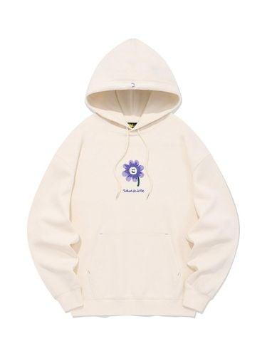 Flory Embroidery Hoodie _ Ecru - Wacky Willy - Modalova