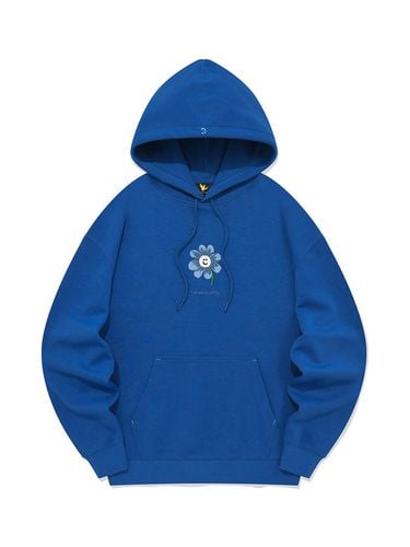 Flory Embroidery Hoodie _ Dark Blue - Wacky Willy - Modalova