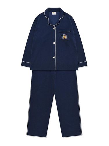 Angel Terry Pajama Set-Up _ Navy - Wacky Willy - Modalova