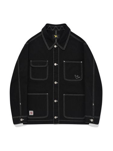 Denim Chore Jacket_Black - Wacky Willy - Modalova