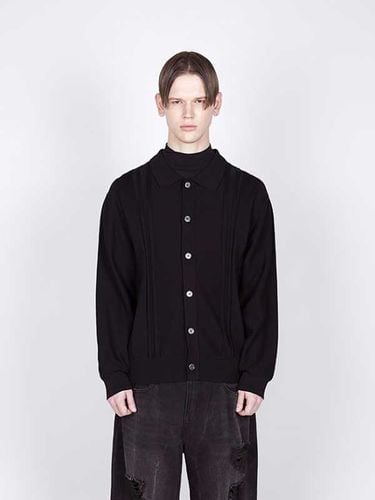 Vertical Stripe Cardigan - Black - Millo Archive - Modalova