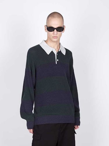 Oversized Rugby Knit Sweater - Millo Archive - Modalova