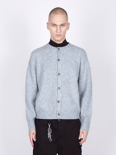 Cropped Move Cardigan - Blue Gray - Millo Archive - Modalova