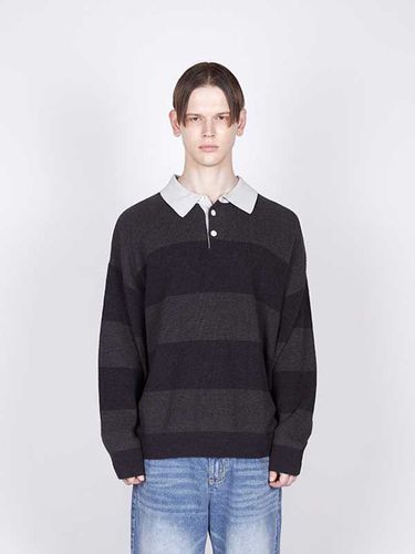 Oversized Rugby Knit Sweater - Millo Archive - Modalova