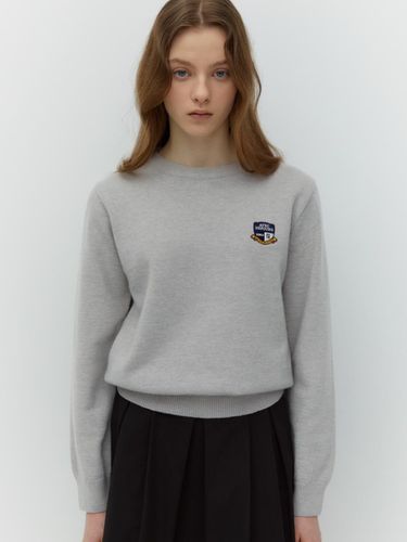 Emblem Pullover (Gray) - DEPOUND - Modalova