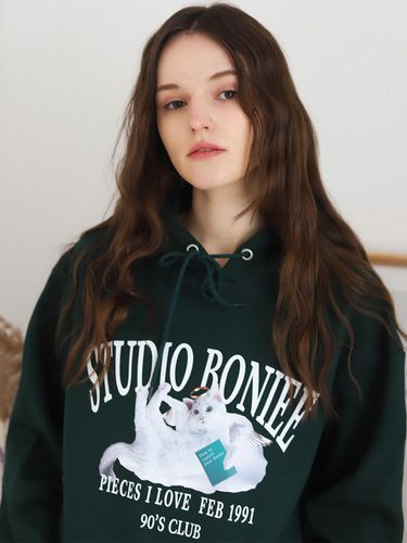 Angel Graphic Over Hoodie_Green - BONIEE - Modalova