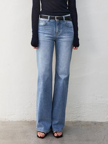 Bootcut Denim Pants - racoco - Modalova