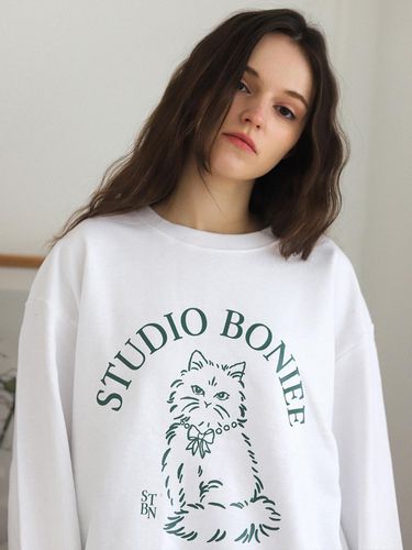 New Symbol Over Sweatshirts_White - BONIEE - Modalova