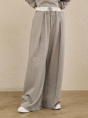 Double Waist Wide Pants - Nouve - Modalova