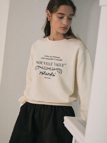 Vintage Nouvelle Logo Sweatshirt - ROLAROLA - Modalova