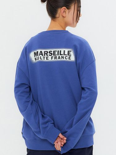 UV Stamp Crewneck Sweatshirt _ Blue - KULTE - Modalova