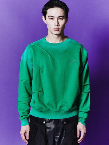 Madrid Gradient Sweatshirt Green - ADSB ANDERSSON BELL for MEN - Modalova