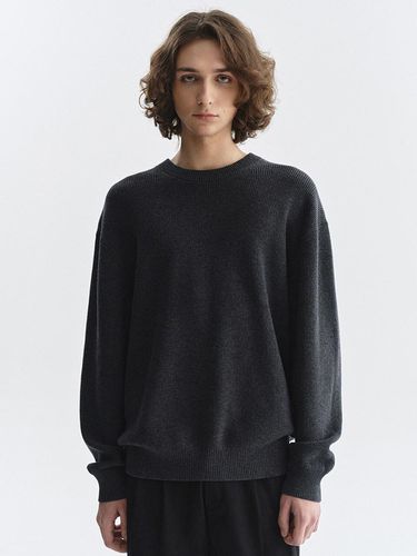 Mild Cotton Ribbed Knit Sweater - THE KNIT COMPANY - Modalova