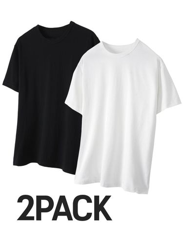 Pack] DM1014 Basic Cotton T-shirt - WAAR FOR MEN - Modalova