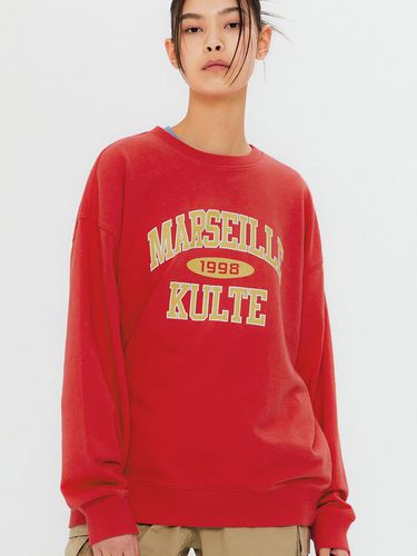 M-College Crewneck Sweatshirt _ Red - KULTE - Modalova